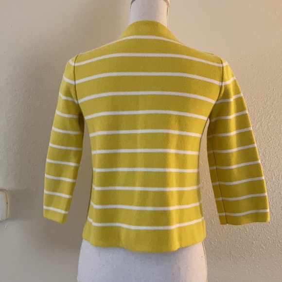 J. Crew Jackets & Coats J Crew Yellow Blazer Crop Statement Button